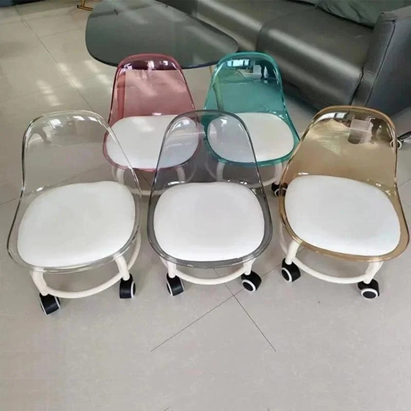 Acrylic moving chair